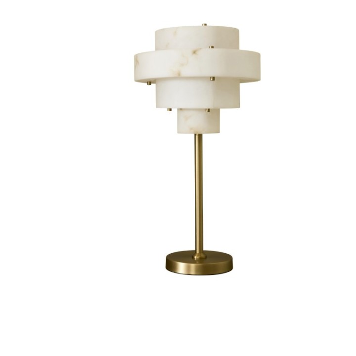 Lampe à poser aspect albâtre SARA