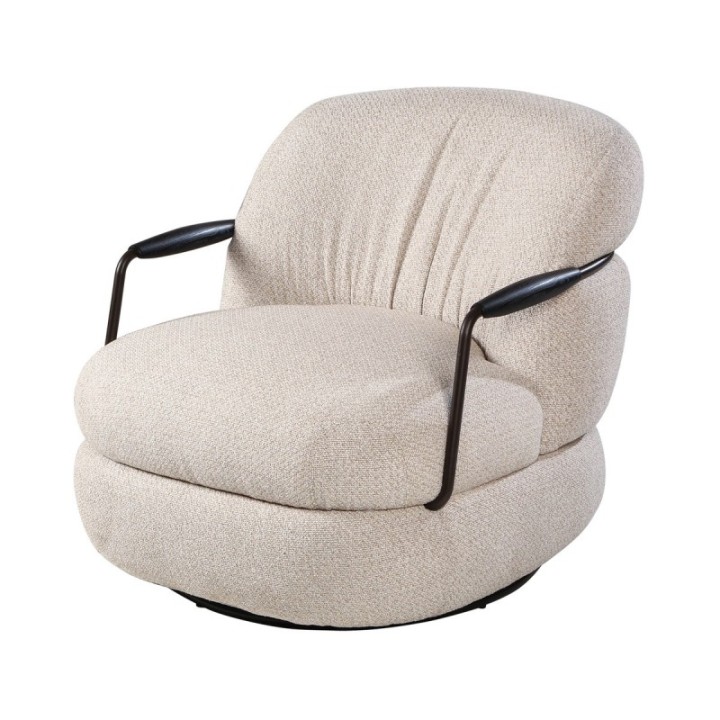 Fauteuil écru MICHEL