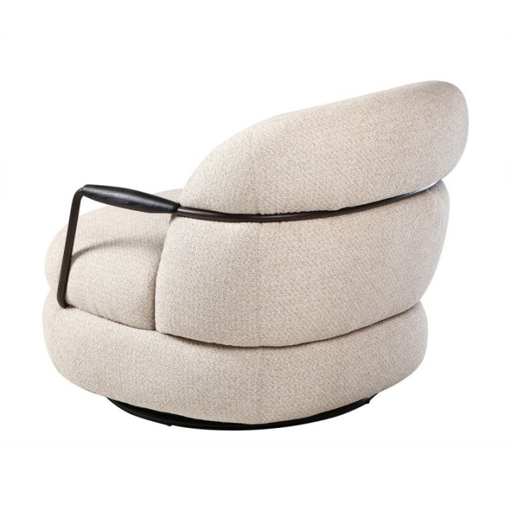 Fauteuil écru MICHEL