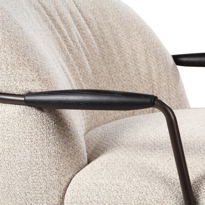 Fauteuil écru MICHEL