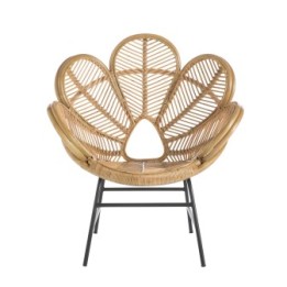 Fauteuil rotin Fleur