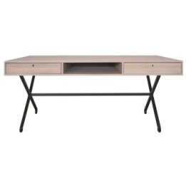 Bureau Pompidou - chêne oxydé