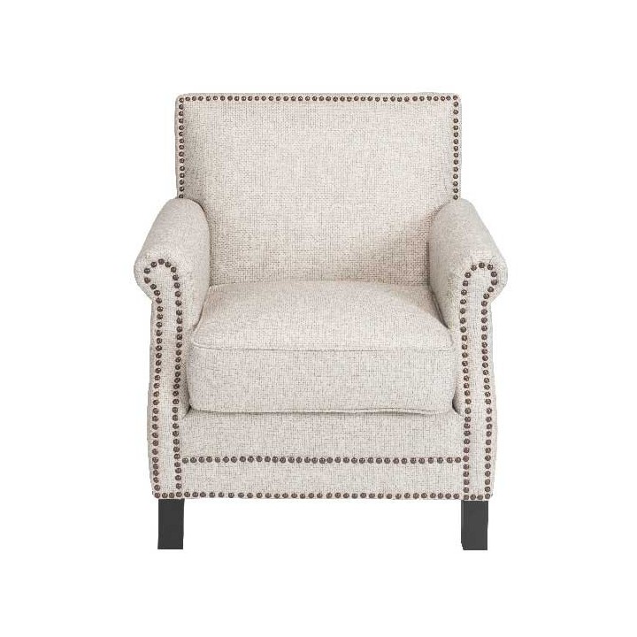 Fauteuil Hector tramé lin