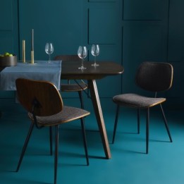 Chaise vintage Olympia en tissu