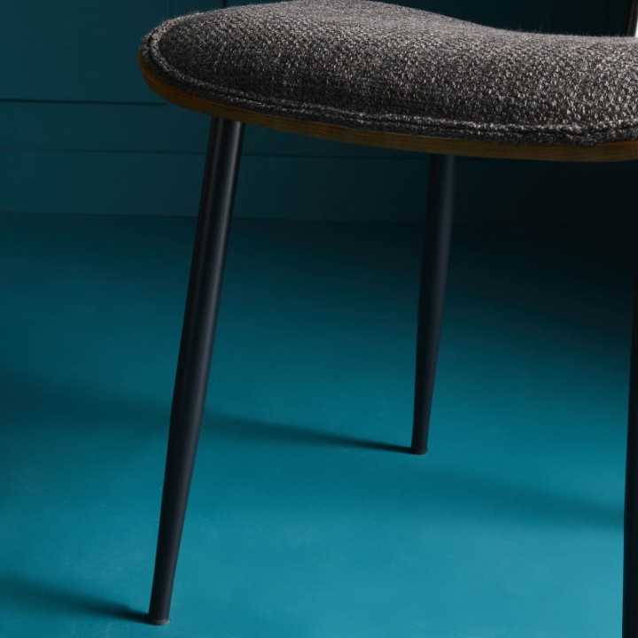 Chaise vintage Olympia en tissu