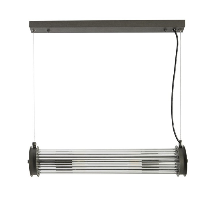 Lustre tube simple esprit années 50