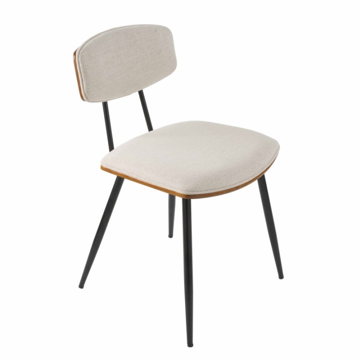 Lot de 2 chaises écru BABETTE