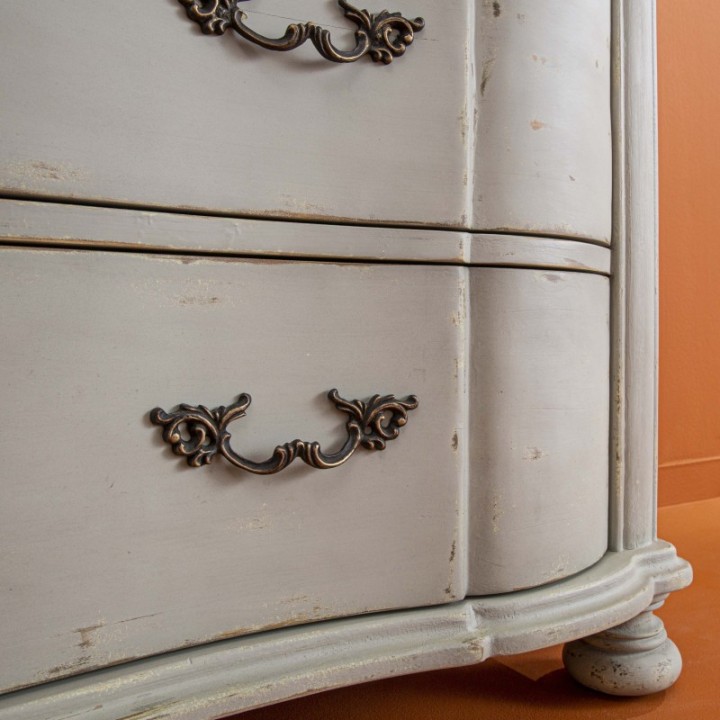 Commode en peuplier massif et pierre bleue LÉON