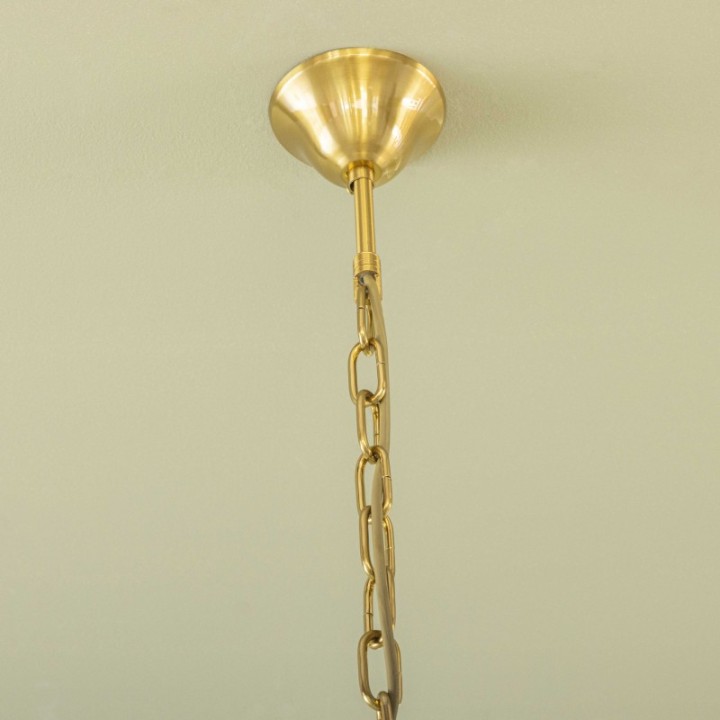 Lustre Fulgurant 11 lampes doré