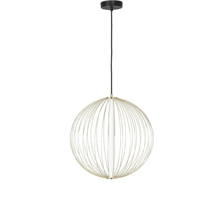 Lustre en métal doré et globe  D50 cm ATOME