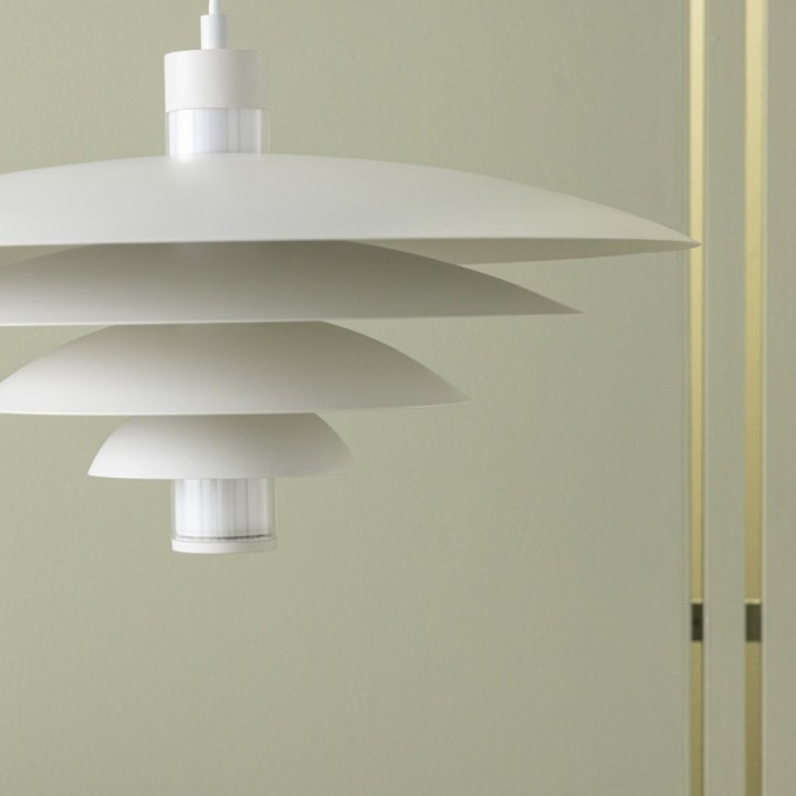 Lustre blanc BOREAL