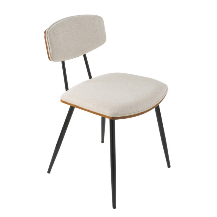 Lot de 2 chaises écru BABETTE