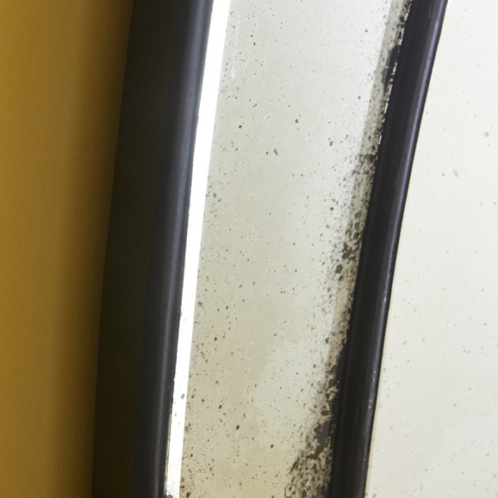 Miroir oval avec finition mercurisée SONIA