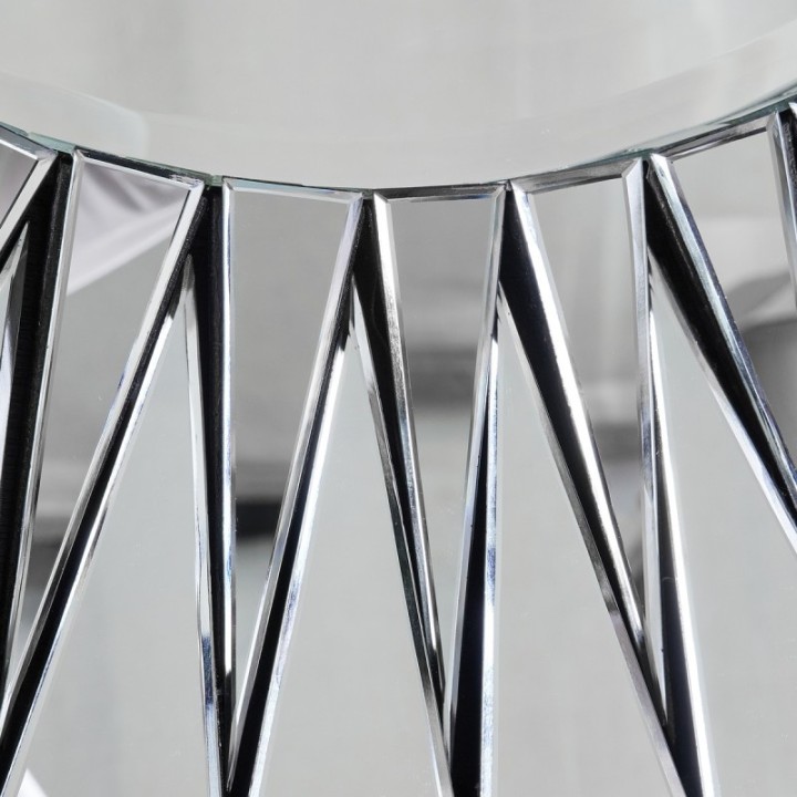 Miroir rond avec cadre en relief ANÉMONE