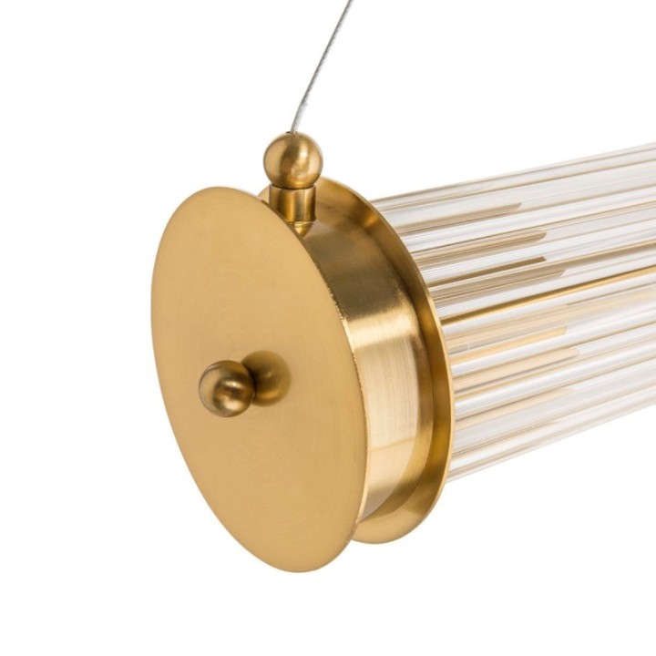 Lustre tube double esprit années 50