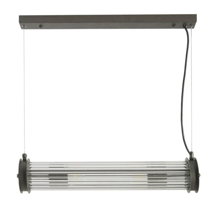 Lustre tube simple esprit années 50
