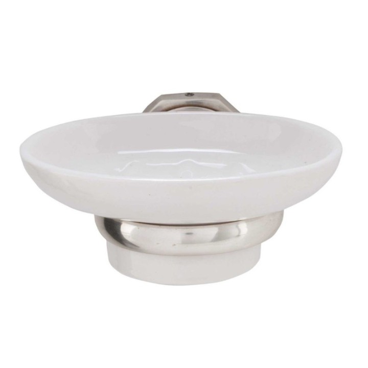 Porte savon vintage en céramique, collection Octo