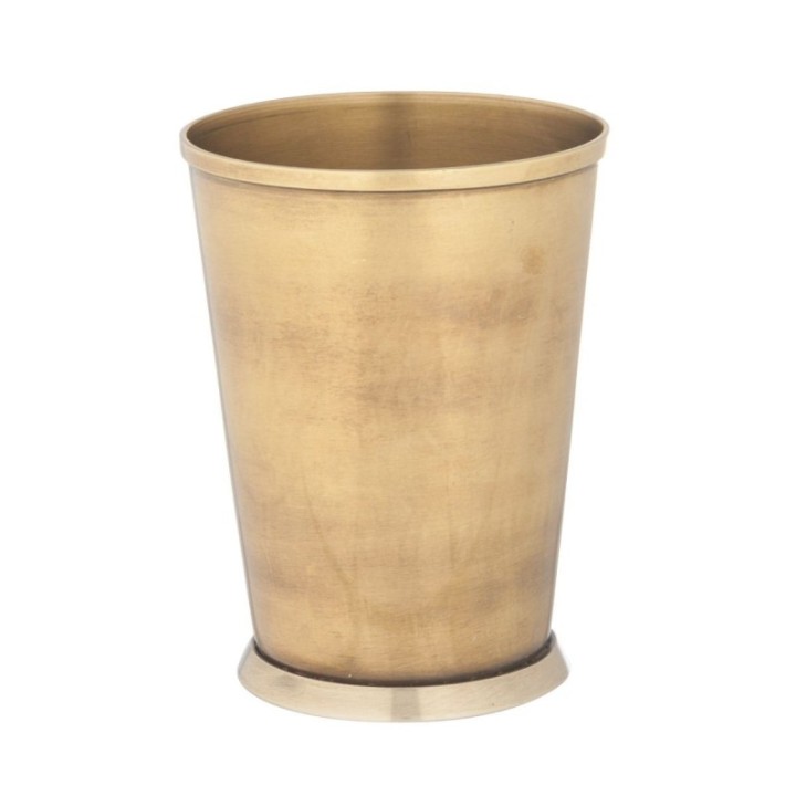 Gobelet vintage doré pour salle de bain