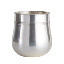 Corbeille de salle de bain en laiton