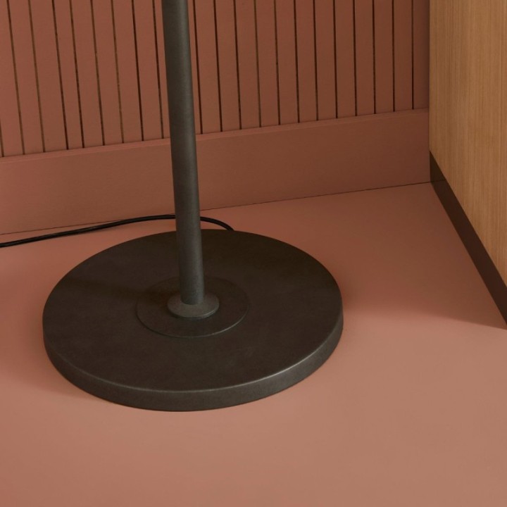Lampe prête à poser esprit années 50, pampilles en verre