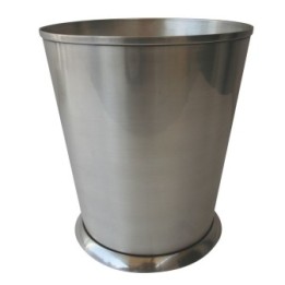 Corbeille de salle de bain vintage en laiton