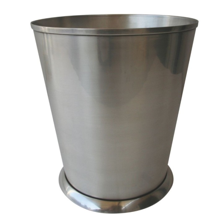 Corbeille de salle de bain vintage en laiton