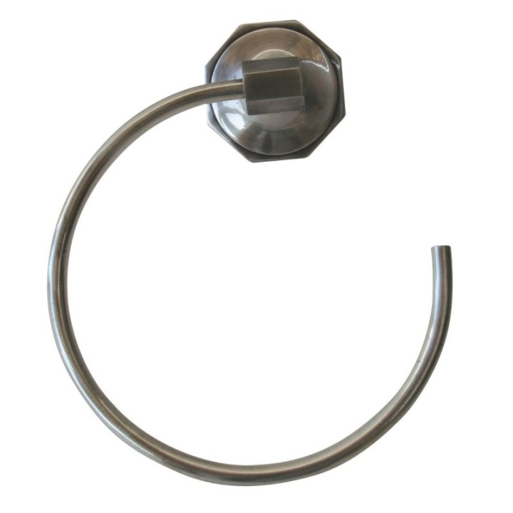 Porte serviette en laiton argenté, collection Octo