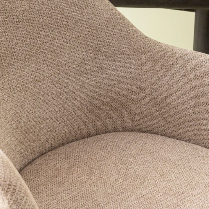Lot de 2 fauteuils bridge en tissu ERNEST