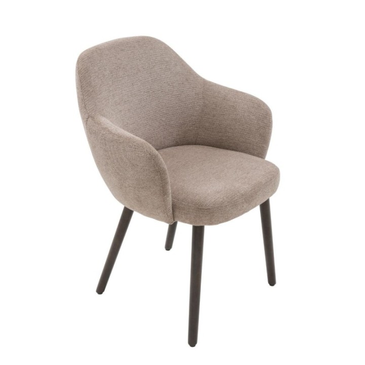 Lot de 2 fauteuils bridge en tissu ERNEST