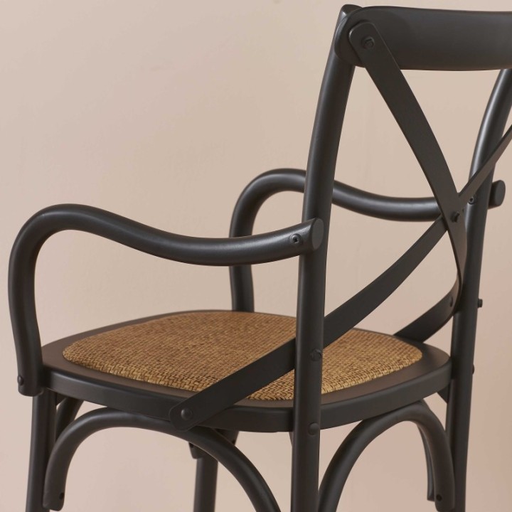 Bridge Bistrot noir - Lot de 6pcs
