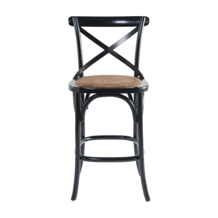 Chaise Bistrot comptoir noir