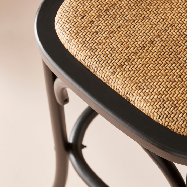Chaise Bistrot comptoir noir