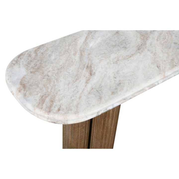 Console en bois massif et marbre BUREN