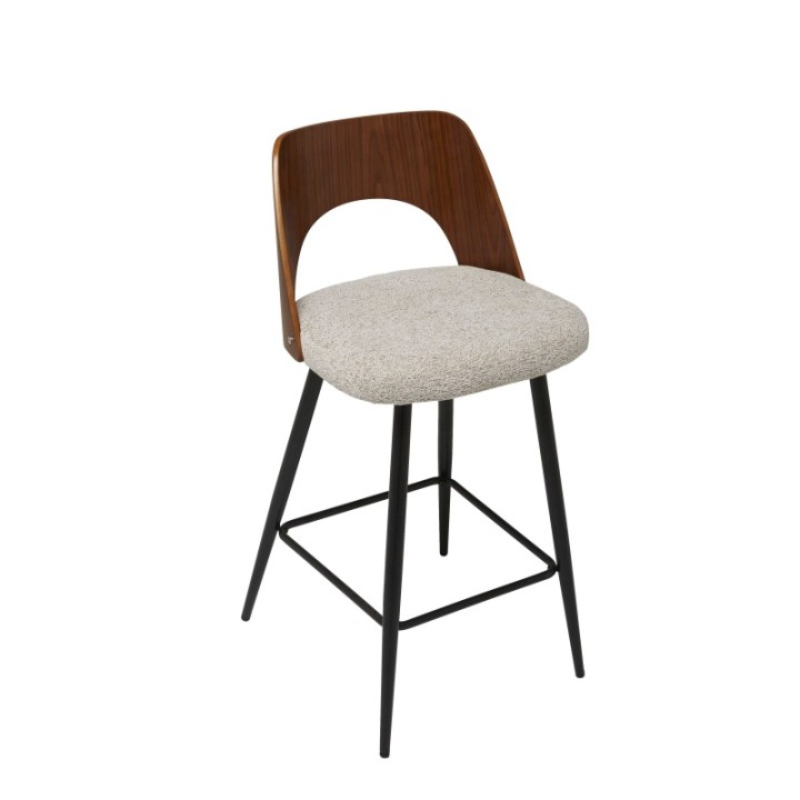 Chaise de comptoir Austin beige