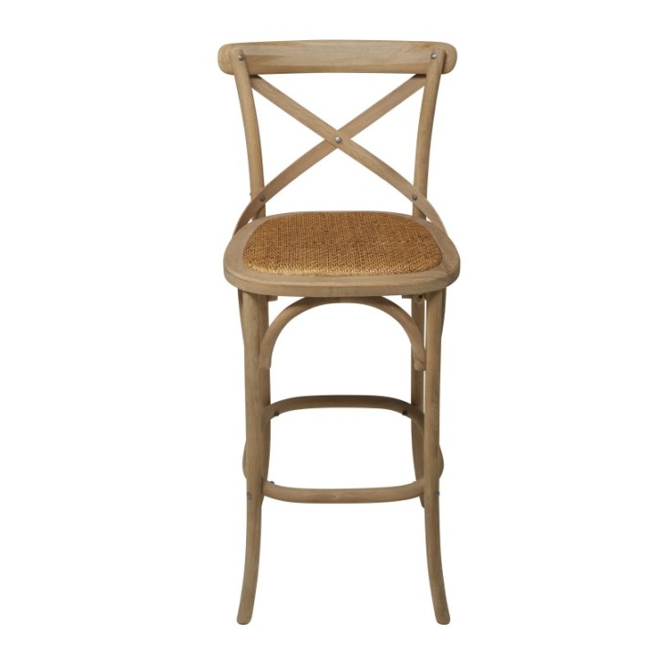 Chaise haute Bistrot chêne oxydé