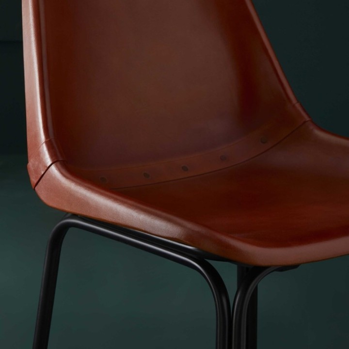 Chaise cuir Rockie