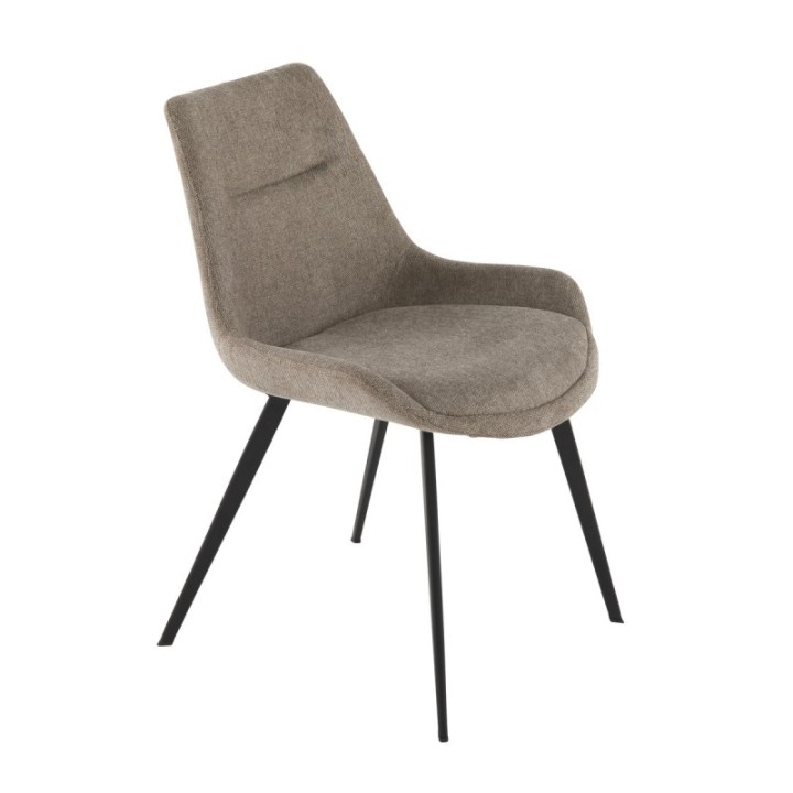 Chaise taupe Colombre lot de 6pcs
