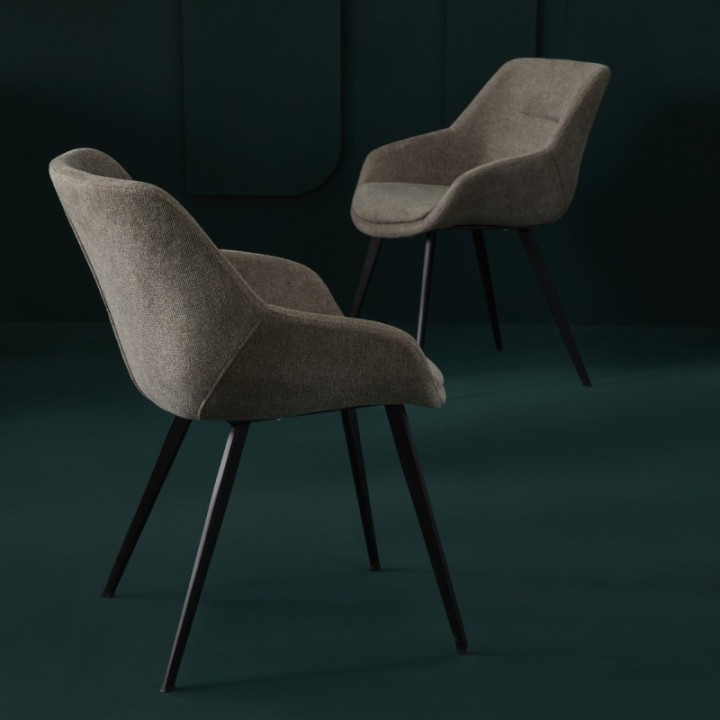 Bridge taupe Colombe lot de 2pcs