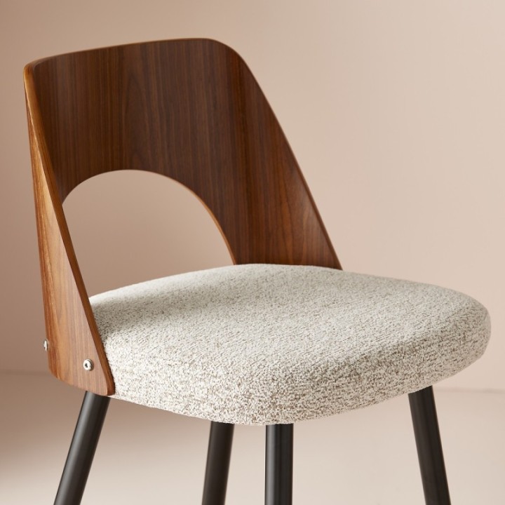 Chaise de comptoir Austin beige