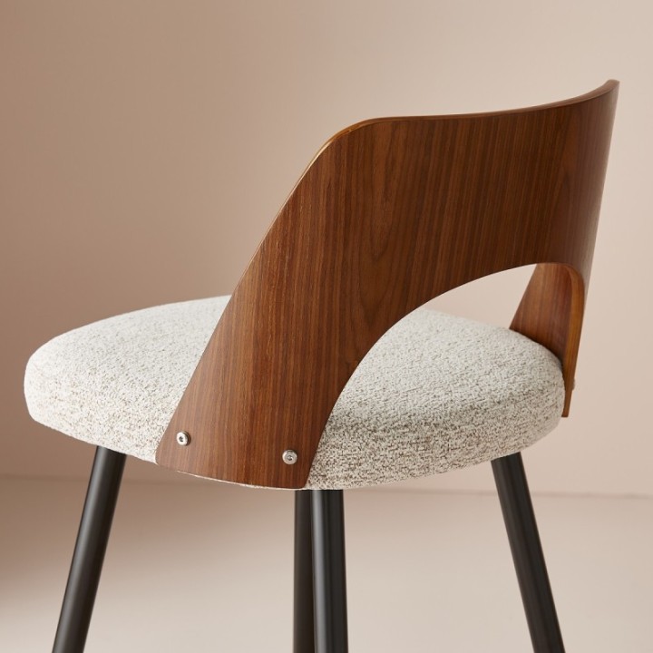 Chaise de comptoir Austin beige