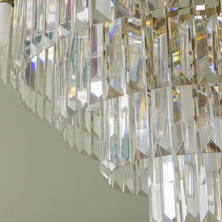 Lustre Fulgurant 22 lampes doré