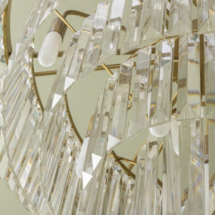 Lustre Fulgurant 22 lampes doré