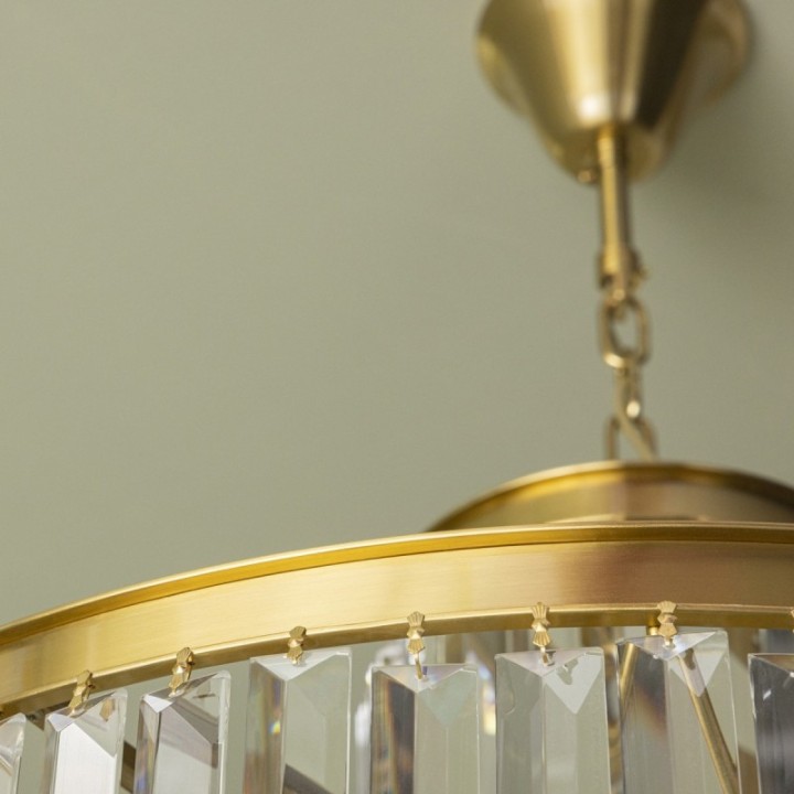 Lustre Fulgurant 22 lampes doré