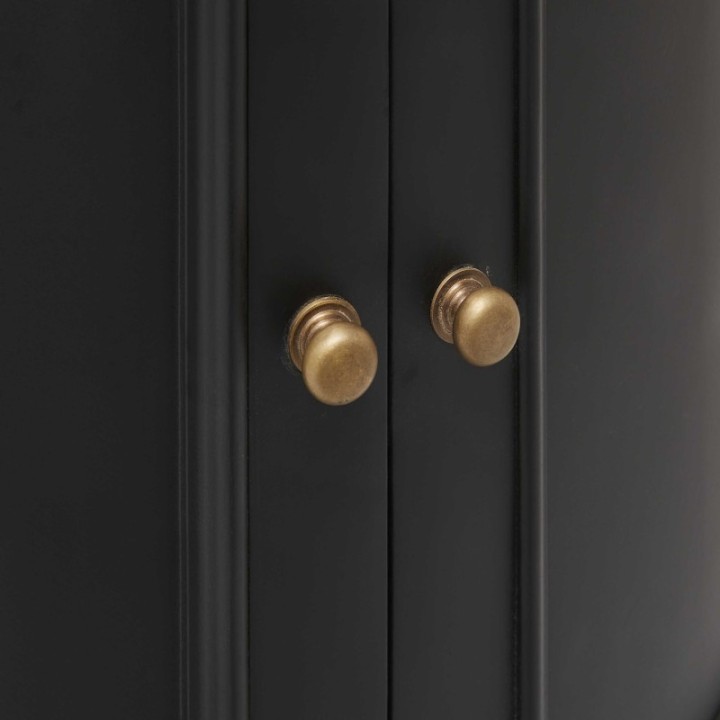 Meuble lavabo mini Hausmann noir