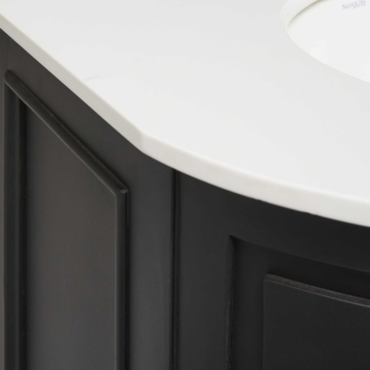Meuble lavabo mini Hausmann noir