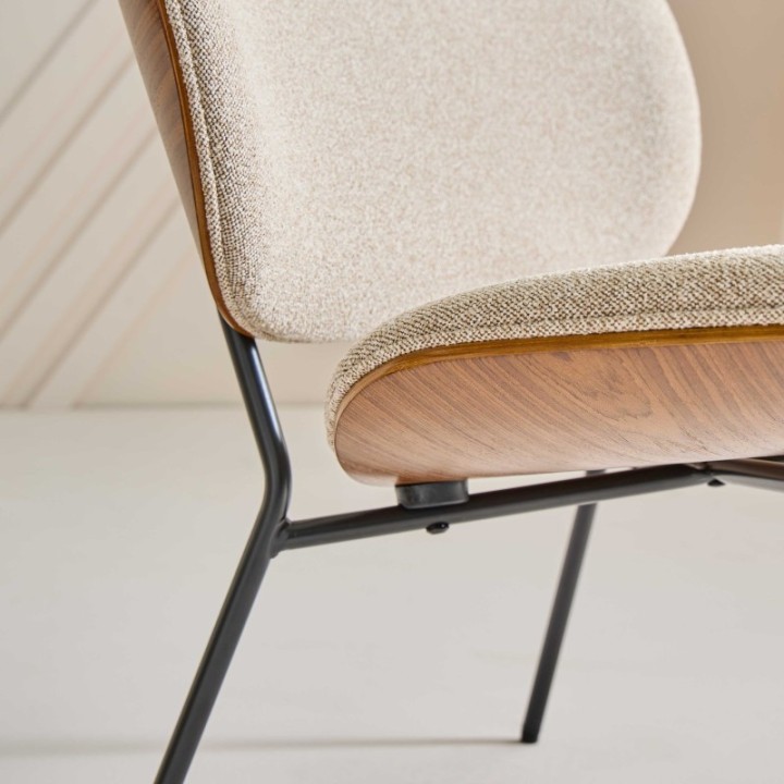 Fauteuil Serge écru