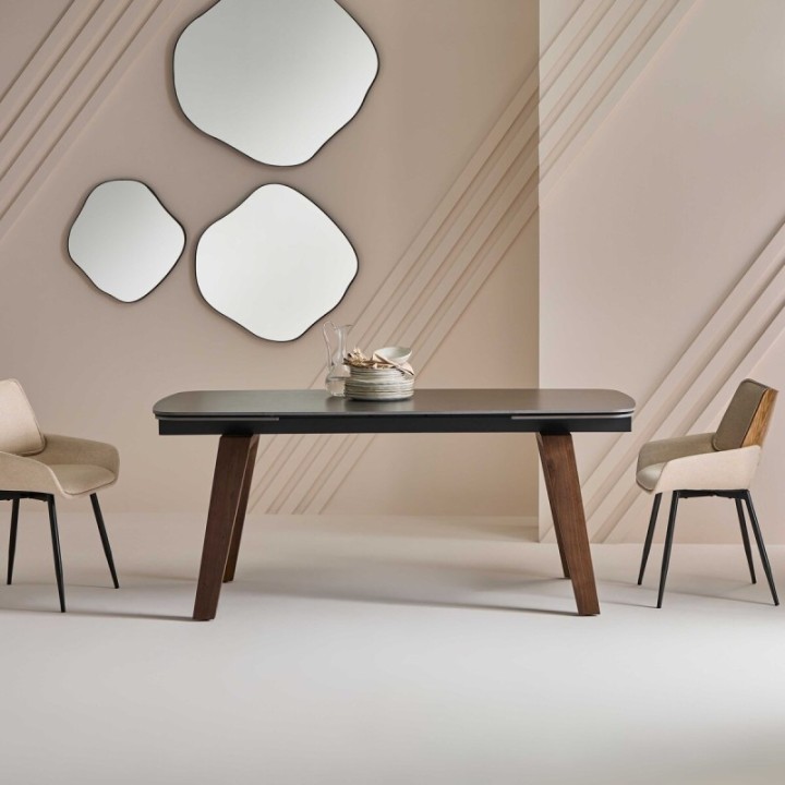 Table céramique avec allonges Vecchio