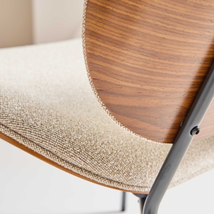 Fauteuil Serge écru