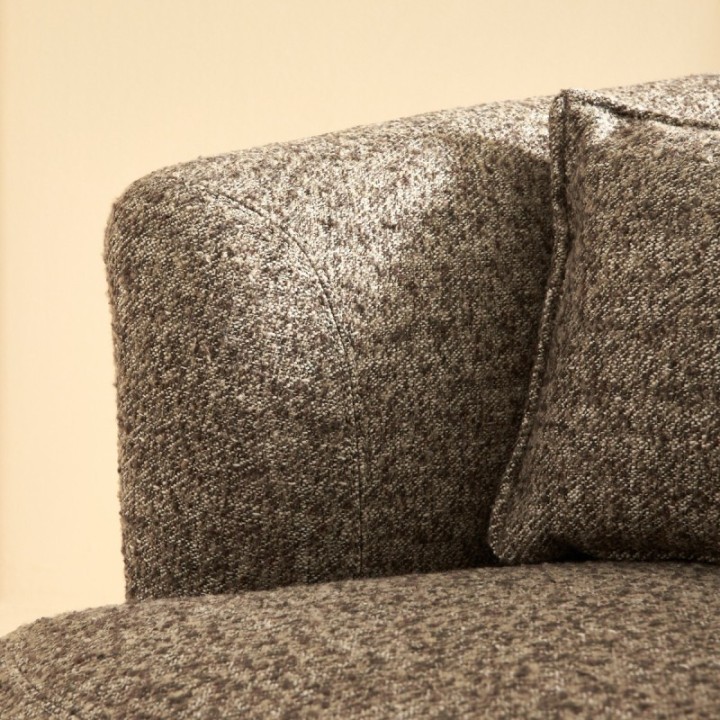 Fauteuil pivotant brun REGIS
