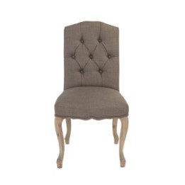 Chaise arlésienne tissu Taupe